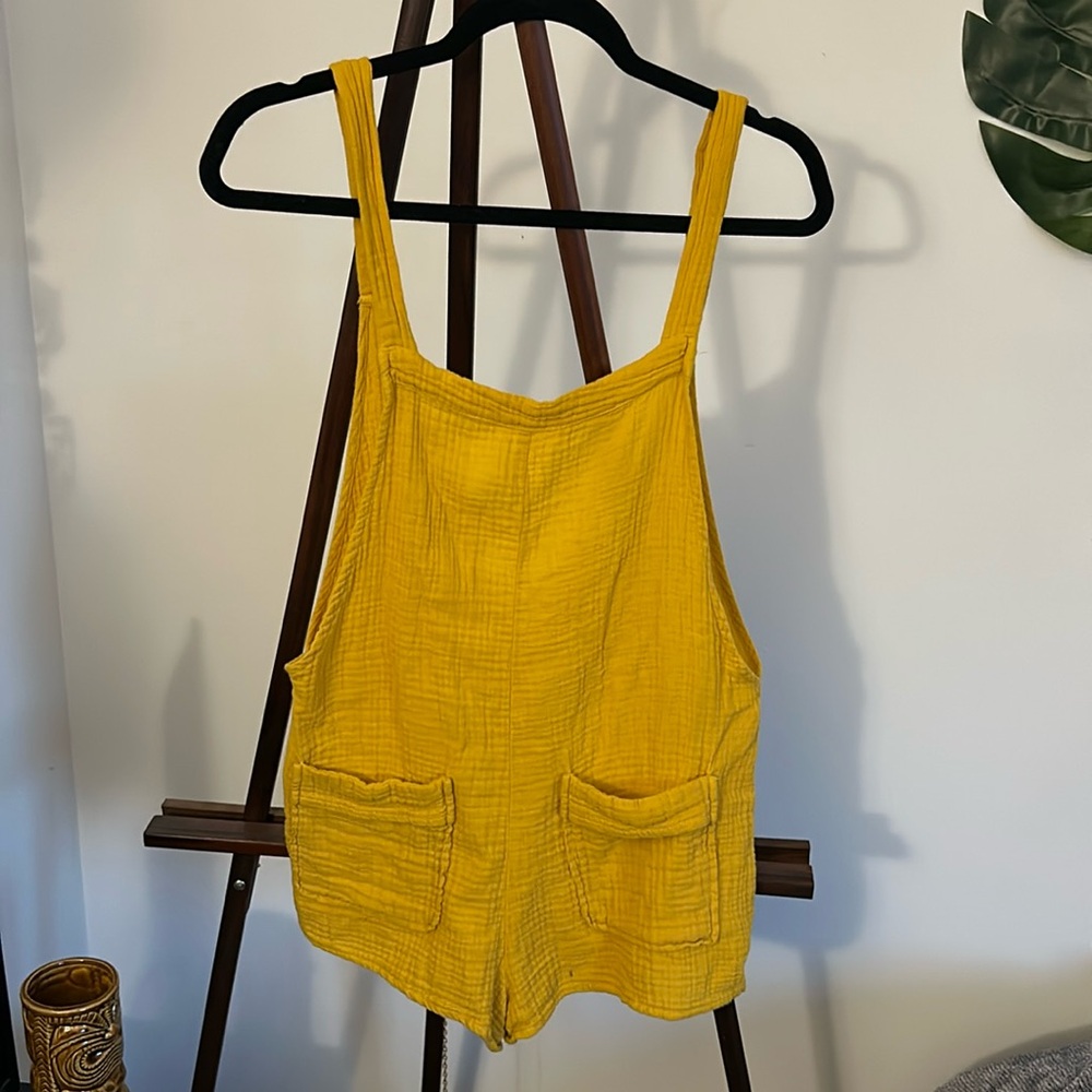 Forever 21 yellow romper